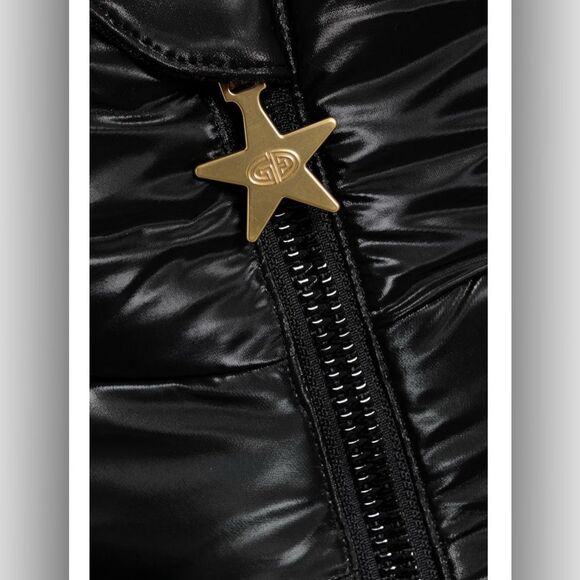 Goldbergh Elodie Quilted Ski Jacket Black Shine NWT US 4 Black Waterproof - Picture 2 of 12